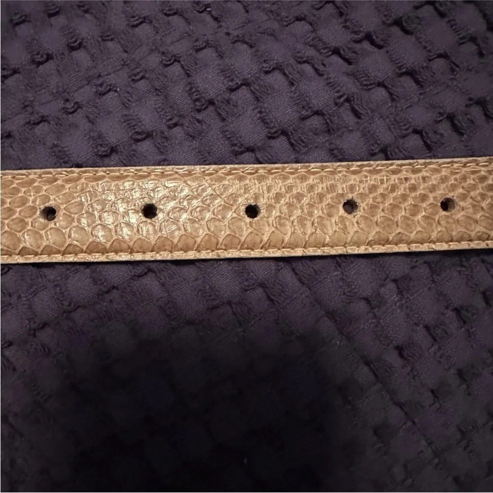 Jana genuine snake skin belt. Size medium vintage
